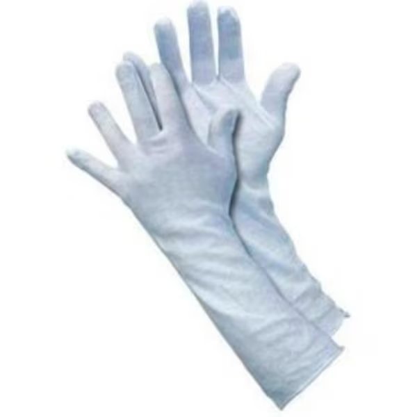 Cotton Inspectors Gloves, Memphis Glove 8614C, White, Large, 12 Pairs/Dozen, Mcr Safety, Mfr#: 8614C
